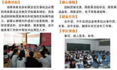 武汉市洪山外经贸学校商务英语专业介绍